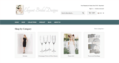 Desktop Screenshot of elegantbridaldesigns.com